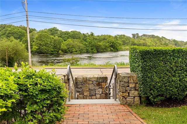 20 Narragansett Ave Unit 404, Narragansett, RI 02882 - view of patio with a water view