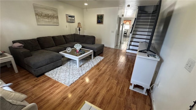 179 Wallace St, Providence, RI 02909 - living room featuring wood finished floors and stairs