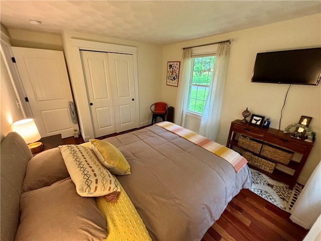 10 Lakeside Dr, Charlestown, RI 02813 - bedroom featuring a closet and wood finished floors