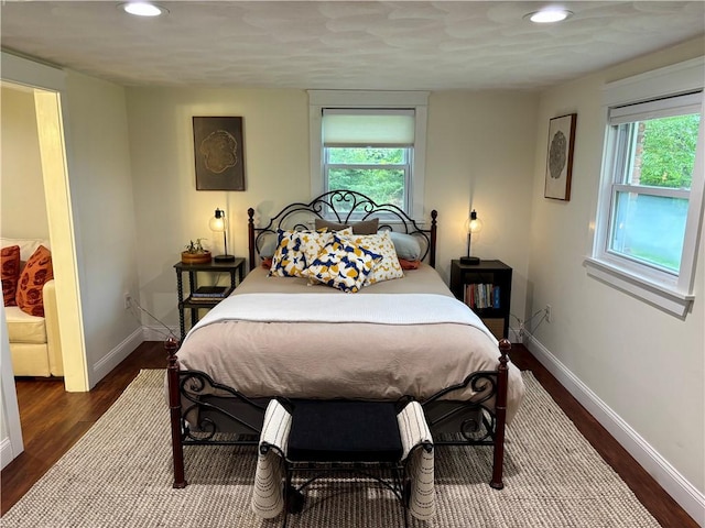 10 Lakeside Dr, Charlestown, RI 02813 - bedroom featuring dark wood finished floors and recessed lighting