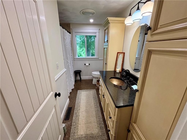 10 Lakeside Dr, Charlestown, RI 02813 - full bathroom featuring toilet and vanity