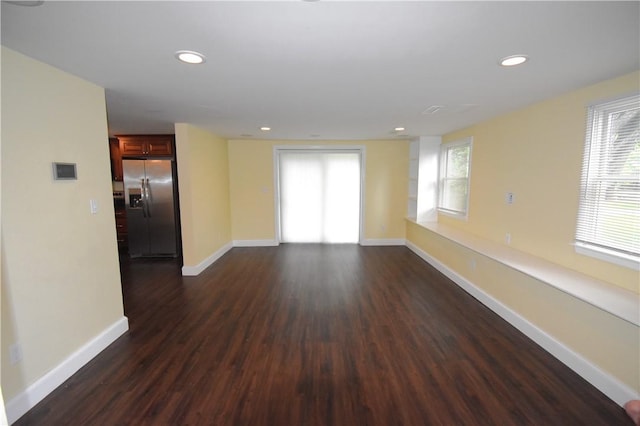 92 Trout Dr, Middletown, RI 02842 - unfurnished room featuring dark wood finished floors and recessed lighting