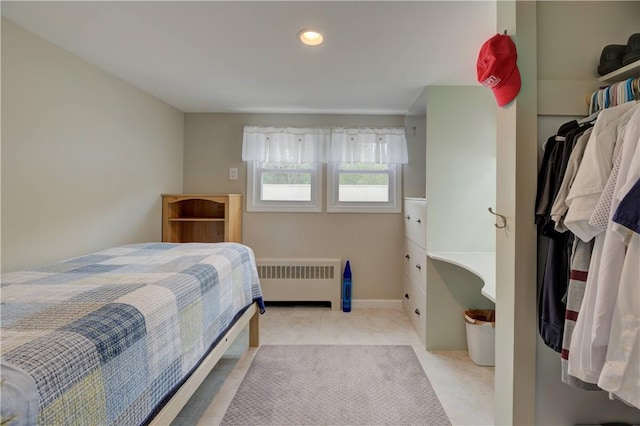 426 Buxton St, North Smithfield, RI 02896 - bedroom featuring radiator and recessed lighting