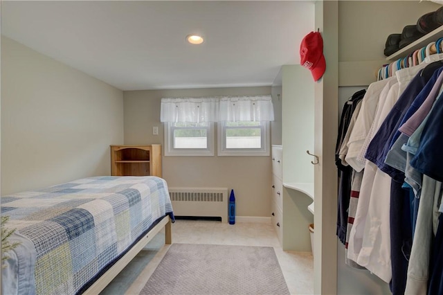 426 Buxton St, North Smithfield, RI 02896 - bedroom with radiator heating unit and recessed lighting