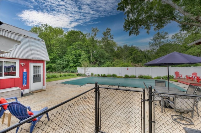 426 Buxton St, North Smithfield, RI 02896 - view of swimming pool with a patio area