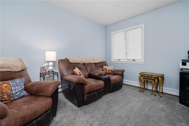 2970 Mendon Rd Unit 154, Cumberland, RI 02864 - carpeted living room featuring a baseboard radiator