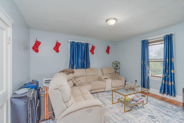 12 Lenox St, Cumberland, RI 02864 - living room with wood finished floors and baseboards