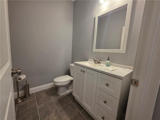 475 Danielson Pike, Scituate, RI 02857 - half bath with vanity and tile patterned floors