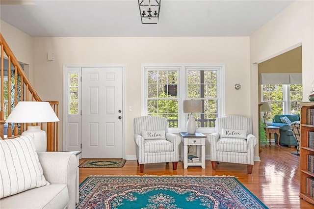 3 Piezzo Dr, Westerly, RI 02891 - living room featuring wood finished floors and stairway
