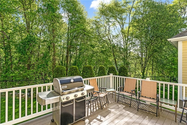 3 Piezzo Dr, Westerly, RI 02891 - wooden terrace featuring a grill