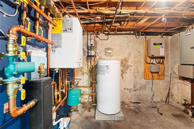 15 Rutland St, Warwick, RI 02888 - utilities with water heater and electric panel