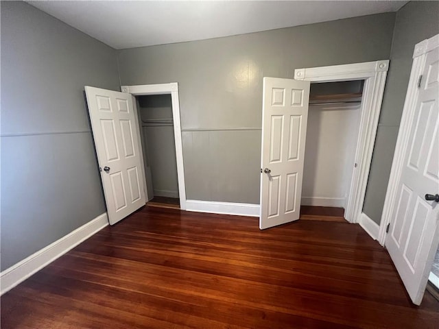 64 Elmdale Ave, Providence, RI 02909 - unfurnished bedroom featuring wood finished floors and a closet