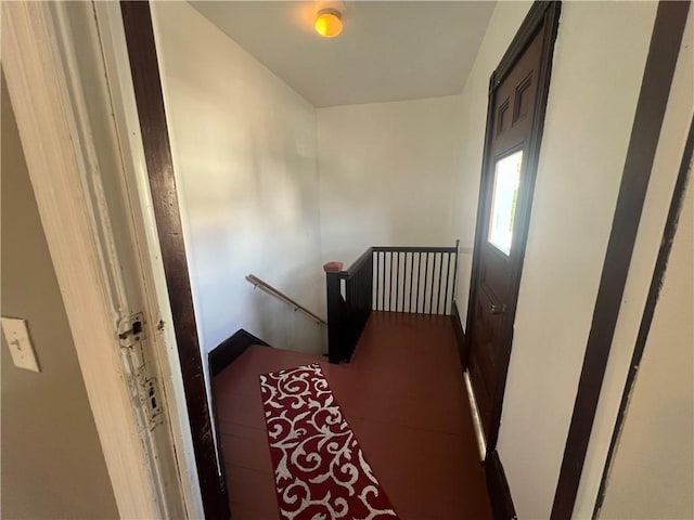 64 Elmdale Ave, Providence, RI 02909 - corridor with an upstairs landing