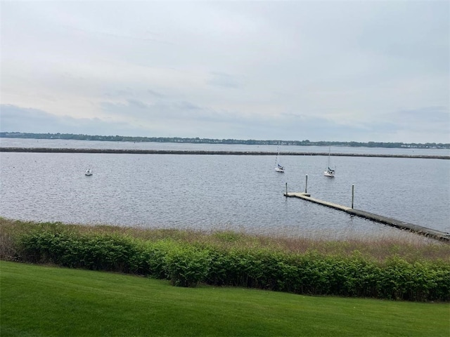 400 Narragansett Pkwy Unit Ei 2, Warwick, RI 02888 - water view featuring a dock