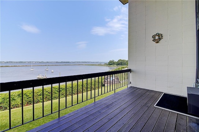 400 Narragansett Pkwy Unit Ei 2, Warwick, RI 02888 - wooden terrace with a water view