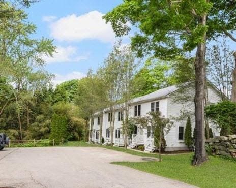 45 Cherry Ln Unit C, South Kingstown, RI 02879 - view of front of property with a front lawn