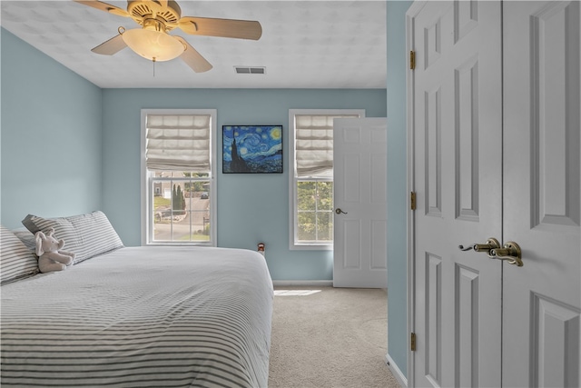 123 Castle Rocks Rd, Warwick, RI 02886 - bedroom with carpet and ceiling fan