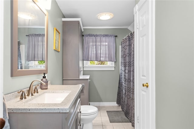 229 Roger Williams Ave, East Providence, RI 02916 - bathroom with vanity, tile patterned flooring, and a shower with shower curtain