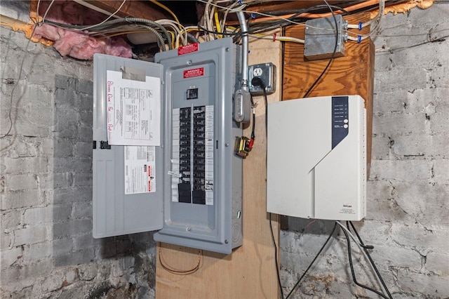 229 Roger Williams Ave, East Providence, RI 02916 - utility room featuring electric panel