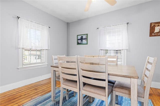 229 Roger Williams Ave, East Providence, RI 02916 - dining space with wood finished floors and a ceiling fan