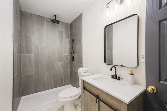 26 Old Stone Church Rd, Little Compton, RI 02837 - bathroom featuring vanity and a tile shower