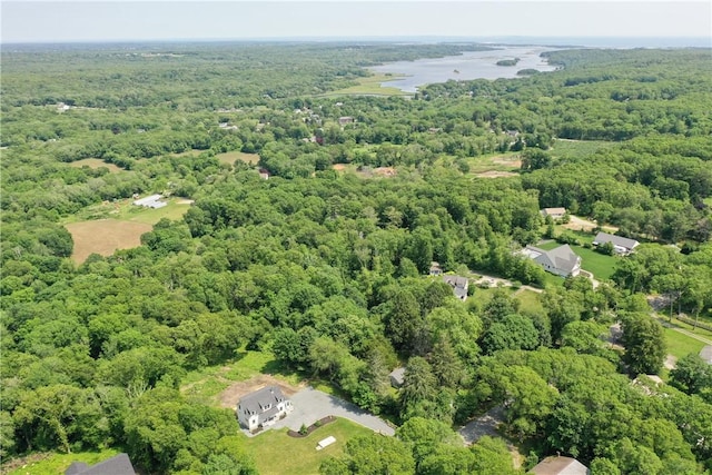 26 Old Stone Church Rd, Little Compton, RI 02837 - bird's eye view of a forest