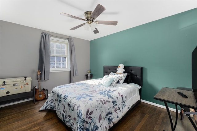 94 Waterman Ave, Warwick, RI 02889 - bedroom with wood finished floors and a ceiling fan