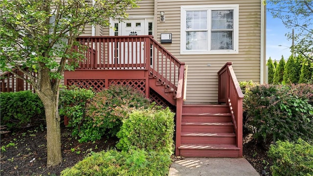 26 Grafton St Unit 3, Providence, RI 02904 - wooden terrace featuring stairs