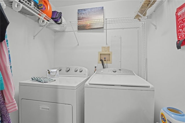 112 County Rd, Barrington, RI 02806 - laundry room with washer and clothes dryer