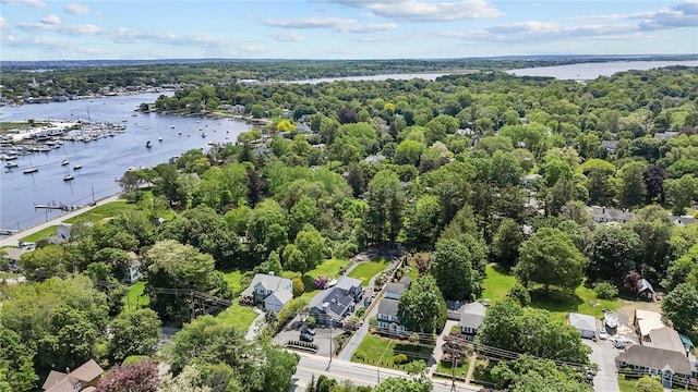 112 County Rd, Barrington, RI 02806 - aerial view of a large body of water