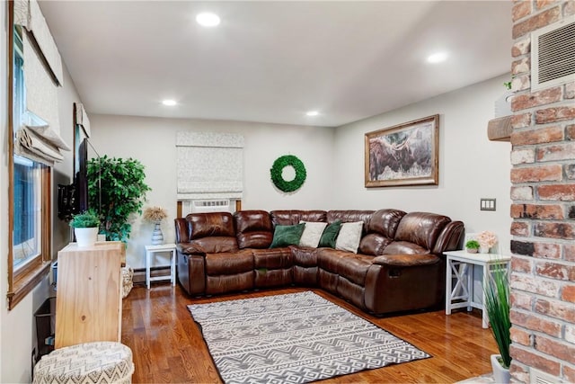 536 Douglas Hook Rd, Glocester, RI 02814 - living area with wood finished floors and recessed lighting