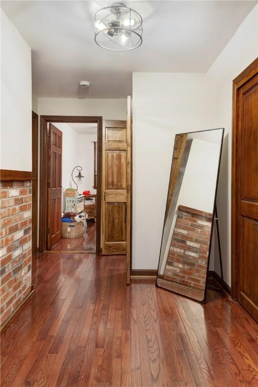 536 Douglas Hook Rd, Glocester, RI 02814 - hall with wood finished floors