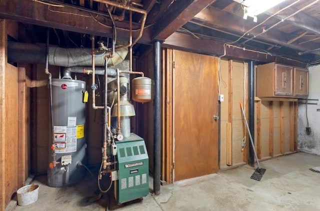 57 Wilson Ave, Johnston, RI 02919 - unfinished basement featuring gas water heater