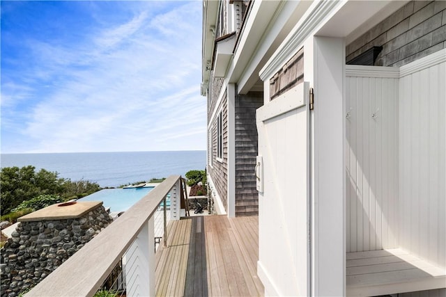 1210 Graces Cove Rd, Block Island, RI 02807 - balcony featuring a water view