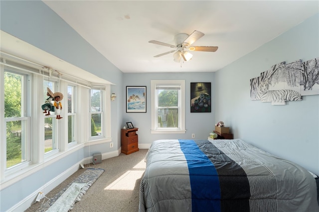 49 Palmer Ave, Warwick, RI 02889 - carpeted bedroom with baseboards and ceiling fan
