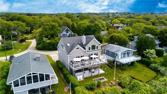 37 Teal Rd, South Kingstown, RI 02879 - view of subject property featuring a forest