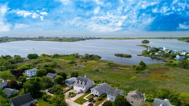 37 Teal Rd, South Kingstown, RI 02879 - aerial perspective of suburban area with a nearby body of water