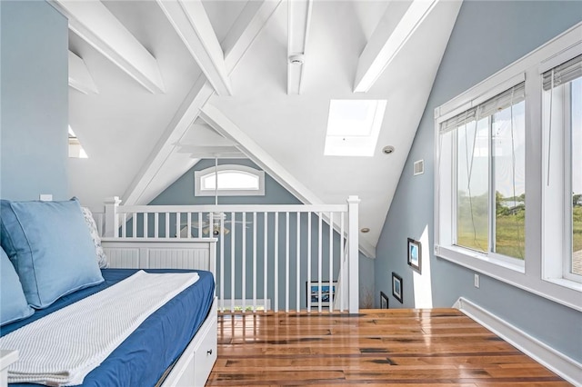 37 Teal Rd, South Kingstown, RI 02879 - bedroom featuring vaulted ceiling and a skylight