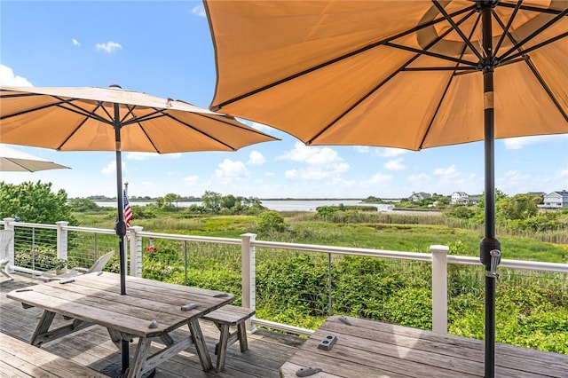 37 Teal Rd, South Kingstown, RI 02879 - deck with a water view