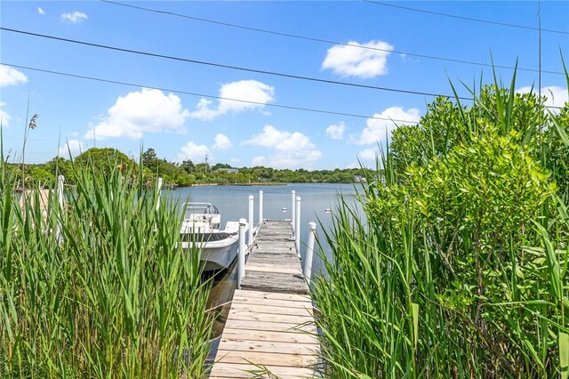 37 Teal Rd, South Kingstown, RI 02879 - dock featuring a water view
