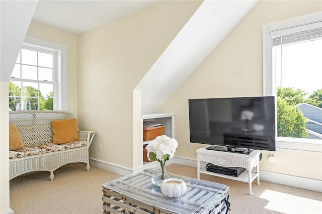 37 Teal Rd, South Kingstown, RI 02879 - carpeted living room with baseboards