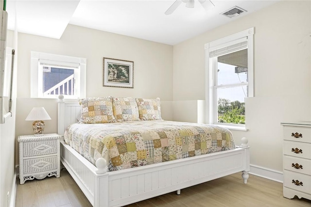 37 Teal Rd, South Kingstown, RI 02879 - bedroom with wood finished floors and a ceiling fan