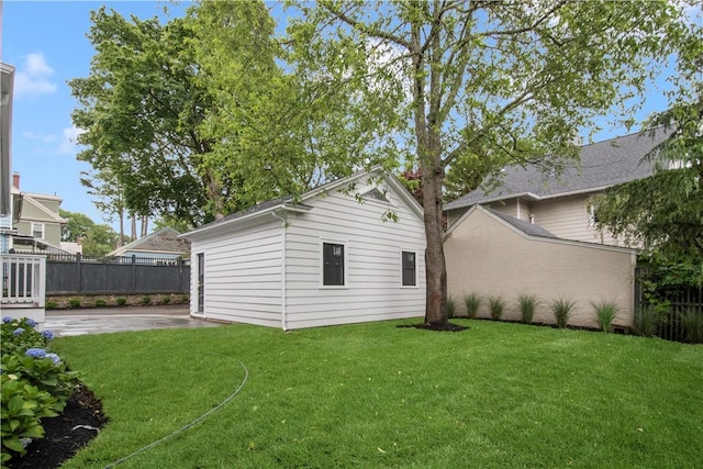175 Freeman Pkwy, Providence, RI 02906 - view of yard with an outdoor structure and a patio area
