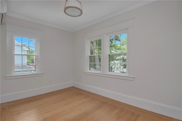 175 Freeman Pkwy, Providence, RI 02906 - empty room featuring healthy amount of natural light, light wood-style flooring, and crown molding