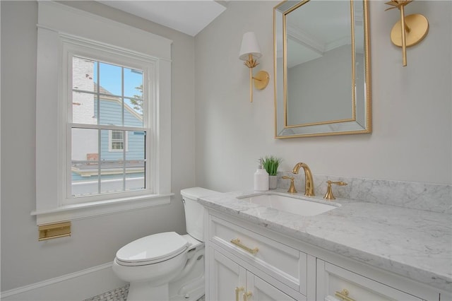 175 Freeman Pkwy, Providence, RI 02906 - half bathroom featuring vanity and toilet