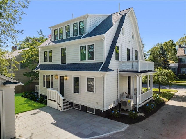 175 Freeman Pkwy, Providence, RI 02906 - view of front facade featuring a balcony and a shingled roof