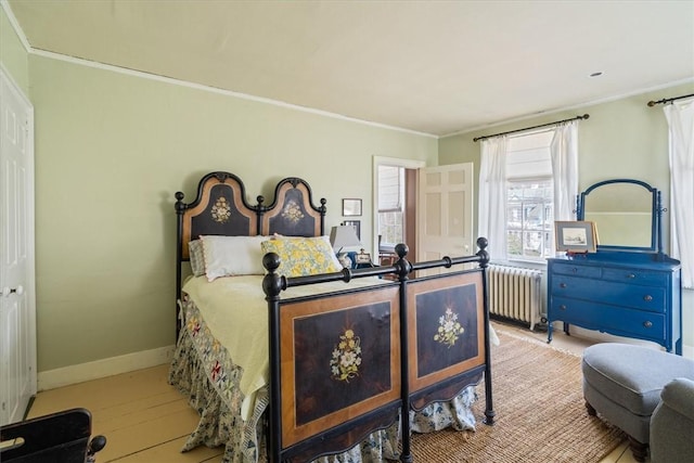 15 N Main St, Freetown, MA 02702 - bedroom with radiator heating unit and ornamental molding