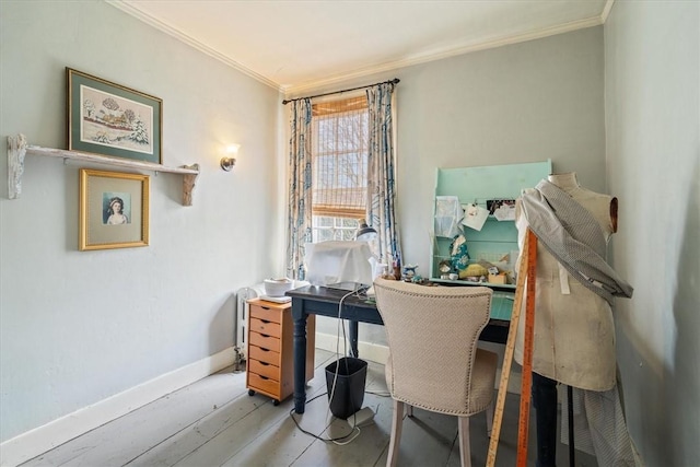 15 N Main St, Freetown, MA 02702 - home office with crown molding and wood finished floors