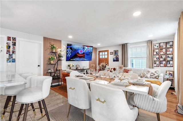 101 Benefit St, Pawtucket, RI 02860 - living area featuring recessed lighting and light wood-type flooring