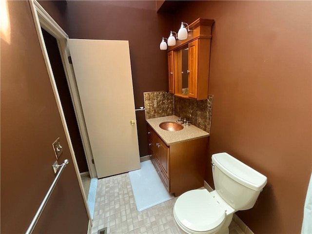 511 Child St Unit 101, Warren, RI 02885 - bathroom featuring vanity and backsplash